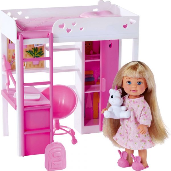 simba evi love lalka evi w domu, zabawki Nino Bochnia, pomysł na prezent dla 6 latki, laleczka evi do rączki, lalka evi z pokoikiem