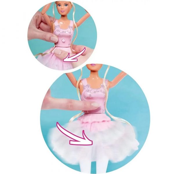 simba steffi love Lalka steffi tańcząca baletnica, zabawki Nino Bochnia, pomysł na prezent dla 6 latki, zabawa w balet, lalka baletnica