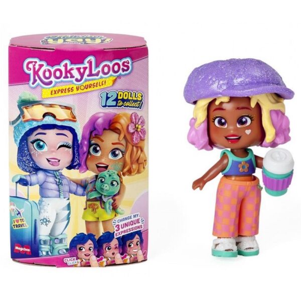 Lalka Magic box KookyLoos Holiday Yay laleczka niespodzianka, zabawki Nino Bochnia, pomysł na prezent dla 5 latki, kookyloos laleczka zmieniająca twarz