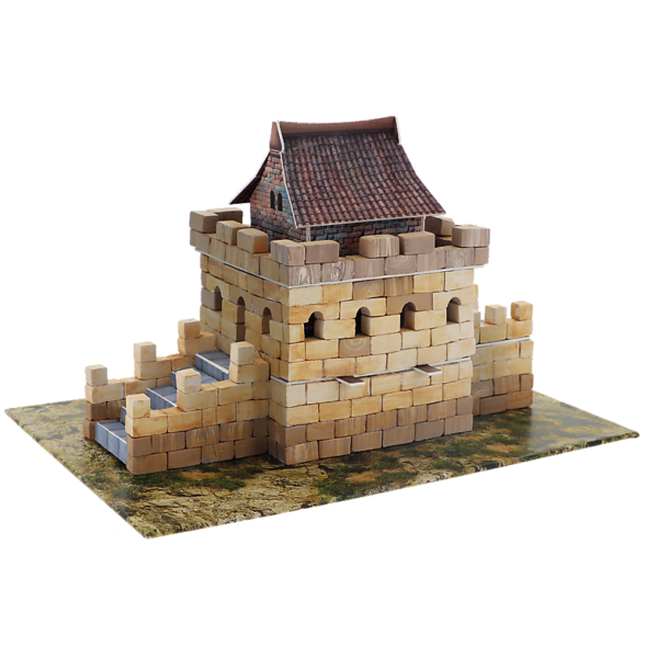 trefl brick trick buduj z cegły podróże wielki mur chiński 61609, zabawki Nino Bochnia, pomysł na prezent dla 8 latka, zestaw do budowania z cegły , prawdziwe cegły