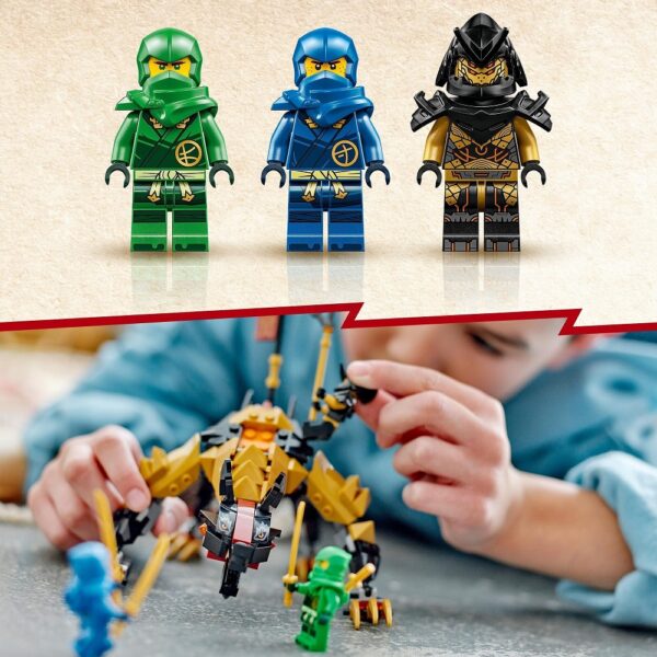 Klocki lego Ninjago 71790 Ogar Łowców Smoków, zabawki Nino Bochnia, pomysł na prezent dla 6 latka, nowości lego ninjago czerwiec 2023
