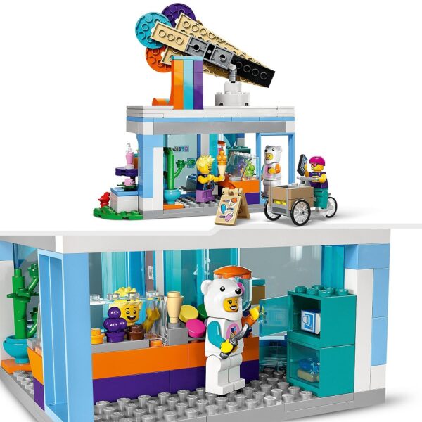 klocki lego City 60363 Lodziarnia, zabawki Nino Bochnia, pomysł na prezent dla 6 latka, nowości lego city czerwiec 2023
