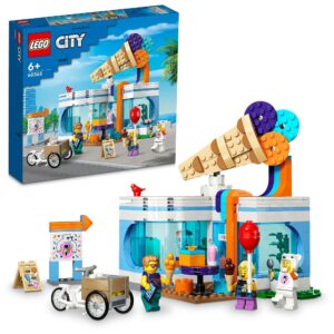 klocki lego City 60363 Lodziarnia, zabawki Nino Bochnia, pomysł na prezent dla 6 latka, nowości lego city czerwiec 2023