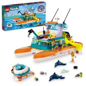 klocki lego Friends 41734 Morska łódź ratunkowa, zabawki nino Bochnia, pomysł na prezent dla 7 latki, nowości lego friends czerwiec 2023