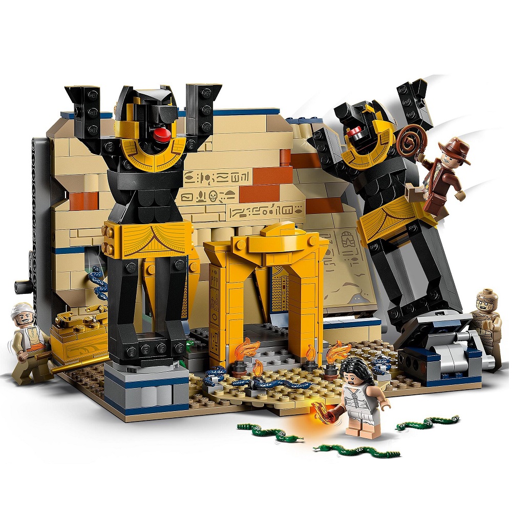 klocki lego Indiana Jones 77013 Ucieczka z zaginionego grobowca, zabawki Nino Bochnia, pomysł na prezent dla 8 latka, lego Indiana Jones, lego 77013