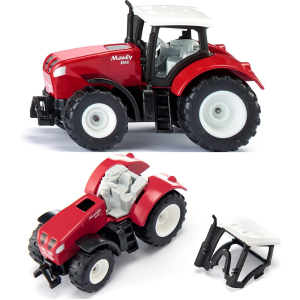siku 1105 traktor mauly x540 czerwony, zabawki Nino Bochnia, pomysł na prezent dla 4 latka, metalowy traktor czerwony