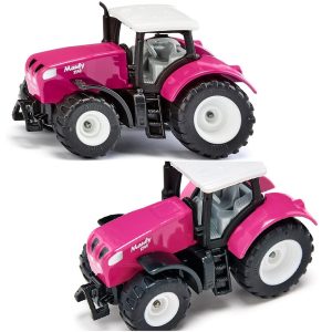 siku 1106 traktor mauly x540 różowy, zabawki Nino Bochnia, pomysł na prezent dla 4 latka, metalowy traktor do ręki, różowy traktor