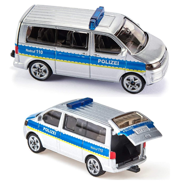 siku 1350 samochód policyjny van policyjny, metalowy wóz policyjny do rączki, resorówka policja, zabawki Nino Bochnia