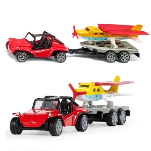 siku 1696 buggy z samolotem sportowym, zabawki nino Bochnia, metalowy samochodzik buggy z samolotem