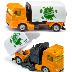 siku 1104 pojazd czyszczący zamiatarka, zabawki Nino Bochnia, pomysł na prezent dla 4 latka, metalowa ciężarówka zamiatarka