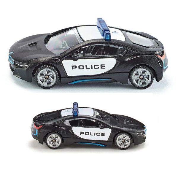 siku 1533 samochód bmw i8 policja amerykańska, zabawki Nino Bochnia, resorówka bmw i8 policja, metalowa policja bmw i8