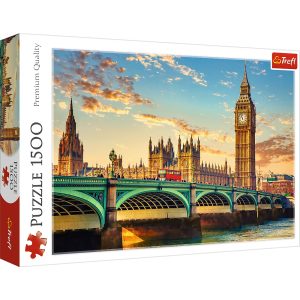 trefl puzzle 1500 el londyn wielka brytania 26202, zabawki Nino Bochnia, puzzle z widokiem na londyn