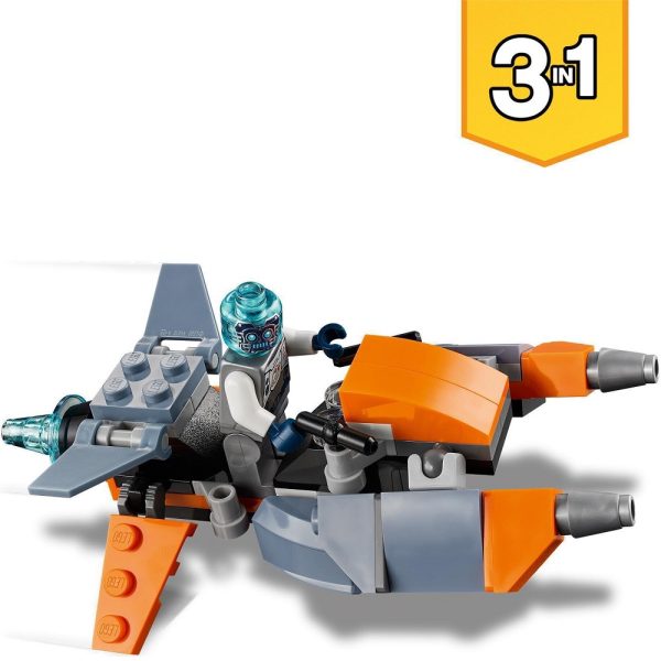 klocki lego Creator 31111 Cyberdron, zabawki Nino Bochnia, klocki lego 3w1, lego creator 31111, lego dla 6 latka
