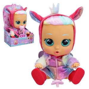 tm toys lalka bobas cry babies dressy fantasy hannah, zabawki Nino Bochnia, pomysł na prezent dla dziewczynki na 2 latka, płaczący bobas ze smoczkiem, bobas płacze prawdziwymi łzami