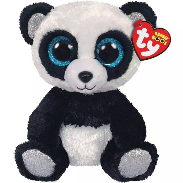 ty beanie boos panda bamboo 21 cm, maskotka panda, pluszak z dużymi oczami, maskotka, pluszak panda, zabawki Nino Bochnia