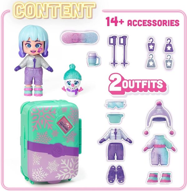 magicbox kookyloos walizka lalka wanda, zabawki nino Bochnia, laleczka zmieniająca twarz, laleczka z szafą i ubrankami