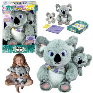 tm toys interaktywny pluszak koala mokki z maleństwem lulu, zabawki Nino Bochnia, interaktywna koala mała koala i duża koala i mała, mama koala z maleństwem