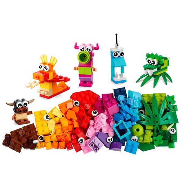 Klocki lego Classic 11017 Kreatywne potwory, zabawki Nino Bochnia, pomysł na prezent dla 6 latka, lego 11017 classic