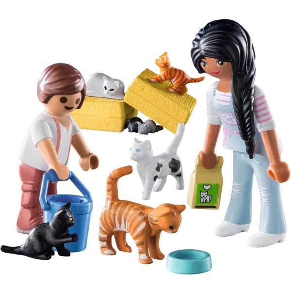 playmobil country 71309 rodzina kotków, zabawki nino Bochnia, figurki kotów, zabawki playmobil z kotkami