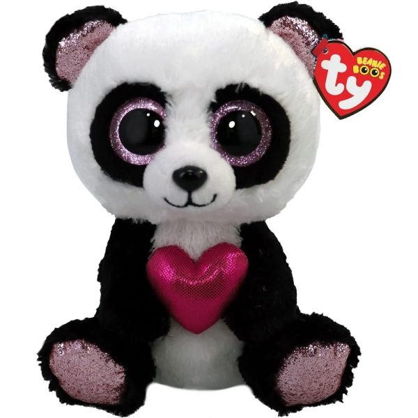 ty beanie boos panda z sercem esme 14 cm, zabawki Nino Bochnia, pomysł na prezent dla 3 latki, pluszak z serduszkiem, pluszowa panda, maskotka panda