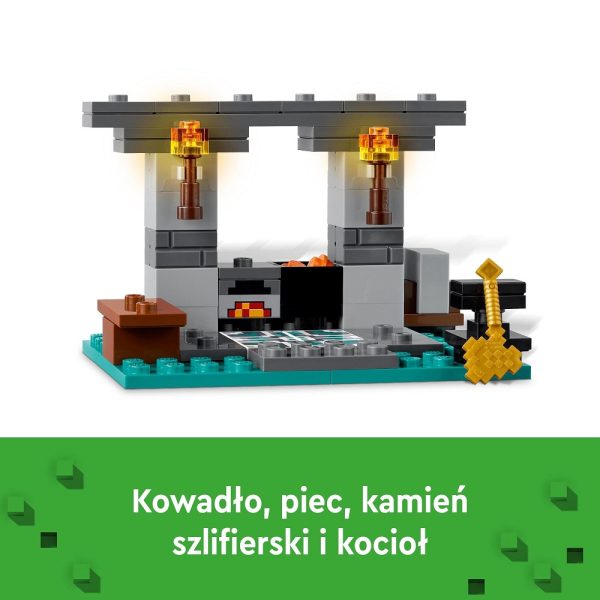 Klocki Lego minecraft 21252 Zbrojownia, zabawki Nino Bochnia, nowości lego minecraft styczeń 2024