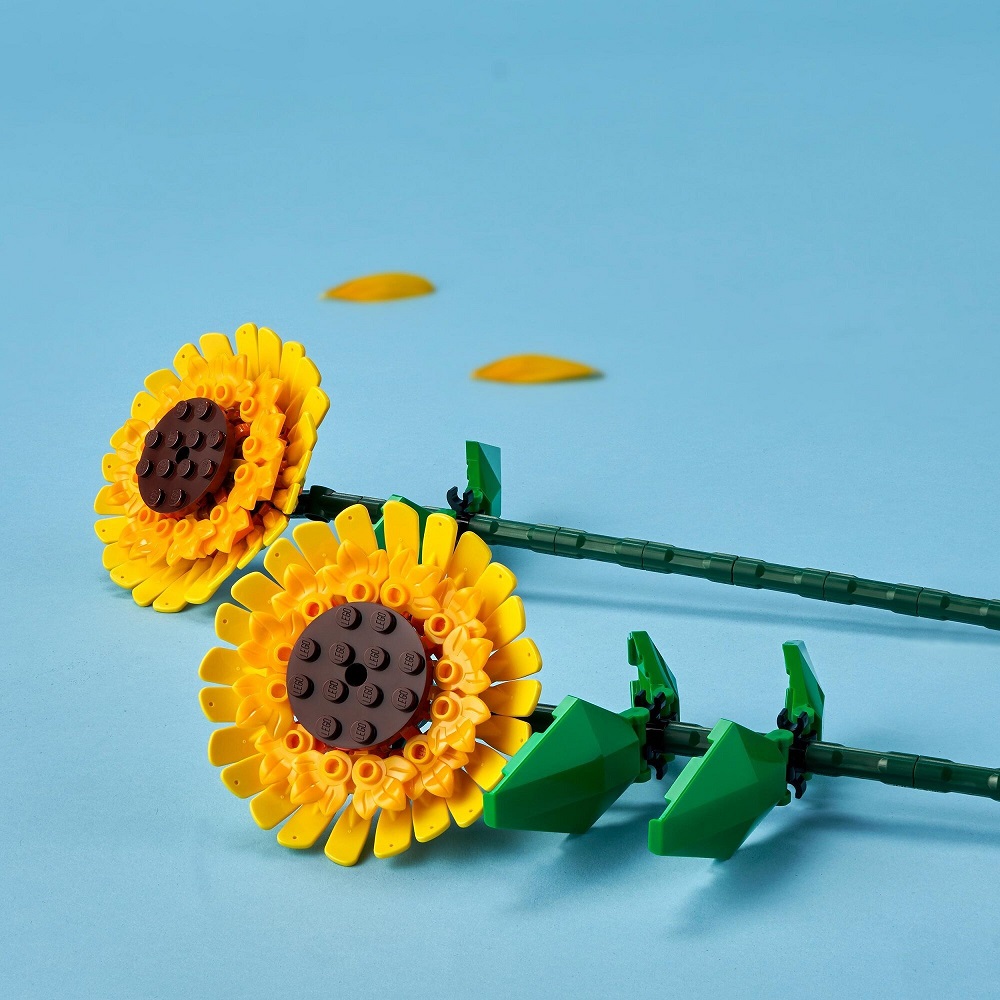 Klocki lego botanicals 40524 Słoneczniki, zabawki Nino Bochnia, pomysł na prezent dla 8 latki, kwiaty z lego słoneczniki