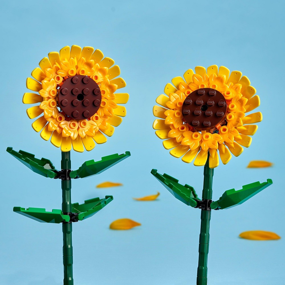 Klocki lego botanicals 40524 Słoneczniki, zabawki Nino Bochnia, pomysł na prezent dla 8 latki, kwiaty z lego słoneczniki
