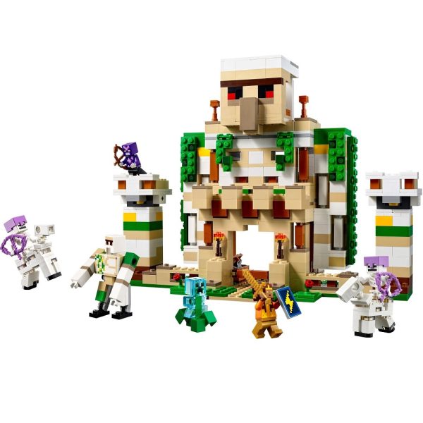 Klocki lego Minecraft 21250 Forteca żelaznego golema, zabawki Nino Bochnia, pomysł na prezent dla 9 latka, lego minecraft 21250