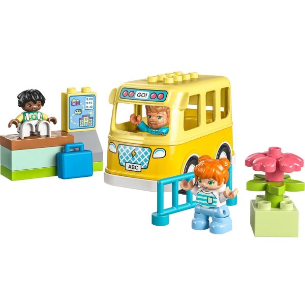 Klocki lego duplo 10988 Przejażdżka autobusem, zabawki Nino Bochnia, autobus z klocków duplo, pomysł na prezent dla 2 latka