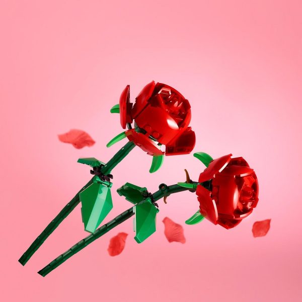 Klocki lego icons 40460 Róże, zabawki Nino Bochnia, pomysł na prezent dla 8 latki, kwiaty z klocków lego róże