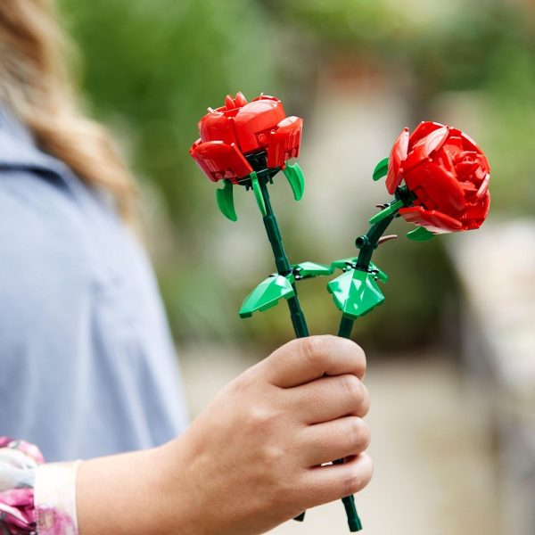 Klocki lego icons 40460 Róże, zabawki Nino Bochnia, pomysł na prezent dla 8 latki, kwiaty z klocków lego róże