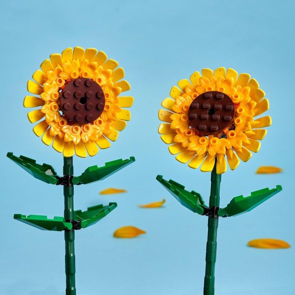 Klocki lego icons 40524 Słoneczniki, zabawki Nino Bochnia, pomysł na prezent dla 8 latki, kwiaty z lego słoneczniki