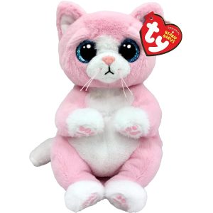 ty beanie bellies kotek lillibelle, zabawki Nino Bochnia, pomysł na prezent dla 3 latki, różowy kotek, maskotka kotek, przytulanka kotek, kotek z brokatowymi oczkami