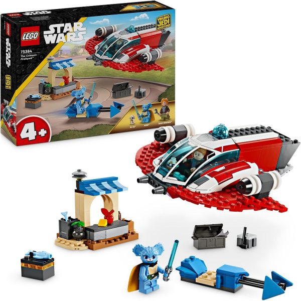 Klocki Lego Star Wars 75384 Karmazynowy Jastrząb, zbaawki Nino Bochnia, pomysł na prezent dla 7 latka, lego star Wars nowości styczeń 2024