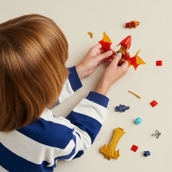 Klocki Lego ninjago 71801 Atak powstającego smoka Kaia, zabawki Nino Bochnia, pomysł na prezent dla 6 latka, nowości lego ninjago styczeń 2024