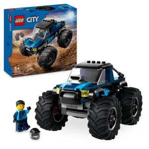 Klocki lego city 60402 Niebieski monster truck, zabawki Nino Bochnia, pomysł na prezent dla 6 latka, lego city, nowości styczeń 2024 lego city