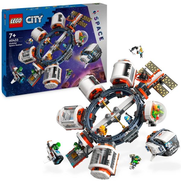 Klocki lego city 60433 Modułowa stacja kosmiczna, zabawki Nino Bochnia, pomysł na prezent dla 8 latka, lego city kosmos, nowości lego city styczeń 2024