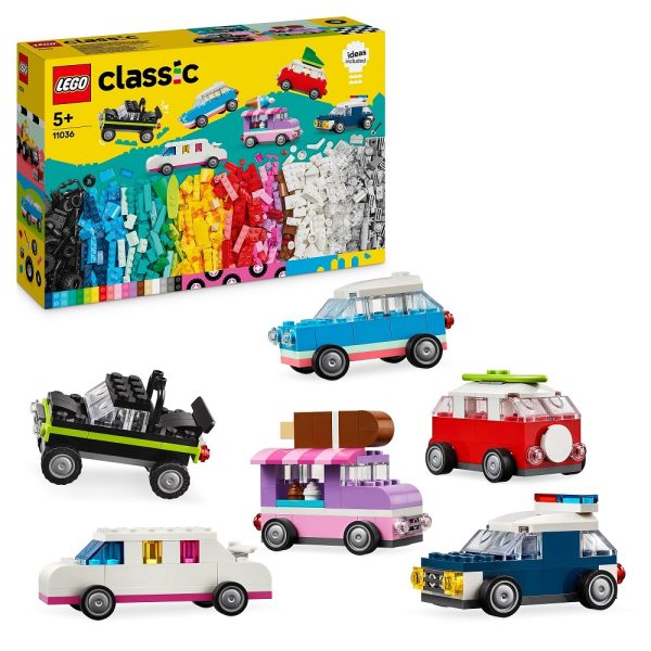 Klocki lego classic 11036 Kreatywne pojazdy, zabawki Nino Bochnia, pomysł na prezent dla 5 latka, pojazdy z klocków lego, nowości lego classic styczeń 2024