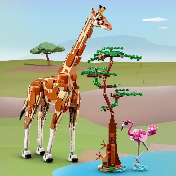 Klocki lego creator 31150 Dzikie zwierzęta z safari, zabawki Nino Bochnia, nowości lego creator styczeń 2024, lego creator 31150