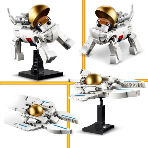 Klocki lego creator 31152 Astronauta, zabawki Nino Bochnia, pomysł na prezent dla 7 latka, lego astronauta, lego kosmos, nowości lego styczeń 2024