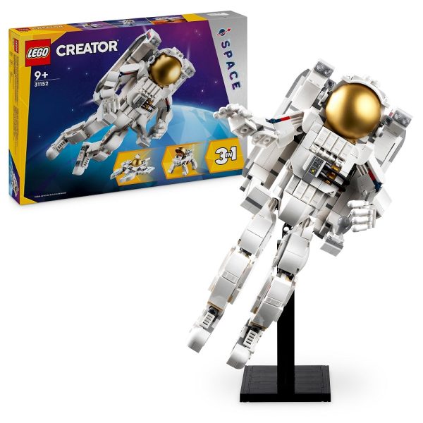 Klocki lego creator 31152 Astronauta, zabawki Nino Bochnia, pomysł na prezent dla 7 latka, lego astronauta, lego kosmos, nowości lego styczeń 2024