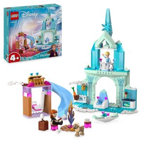 Klocki lego disney princess 43238 Lodowy zamek Elsy, zabawki Nino Bochnia, pomysł na prezent dla 4 latki, nowości lego styczeń 2024 lego kraina lodu