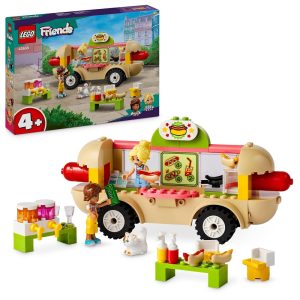 Klocki lego friends 42633 Food truck z hot dogami, zabawki Nino Bochnia, pomysł na prezent dla 4 latki, nowości lego friends styczeń 2024