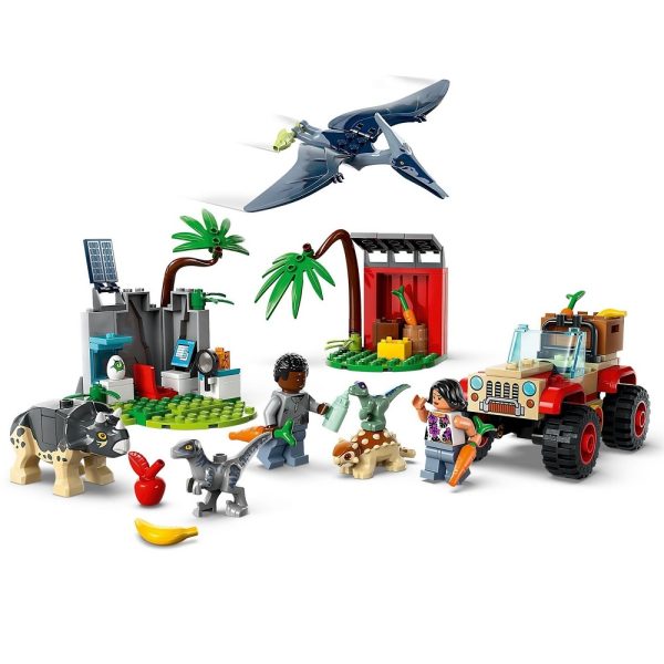 Klocki lego jurassic world 76963 Centrum ratunkowe dla małych dinozaurów, zabawki Nino Bochnia, pomysł na prezent dla 7 latka, nowości lego jurassic world dinozaury styczeń 2024