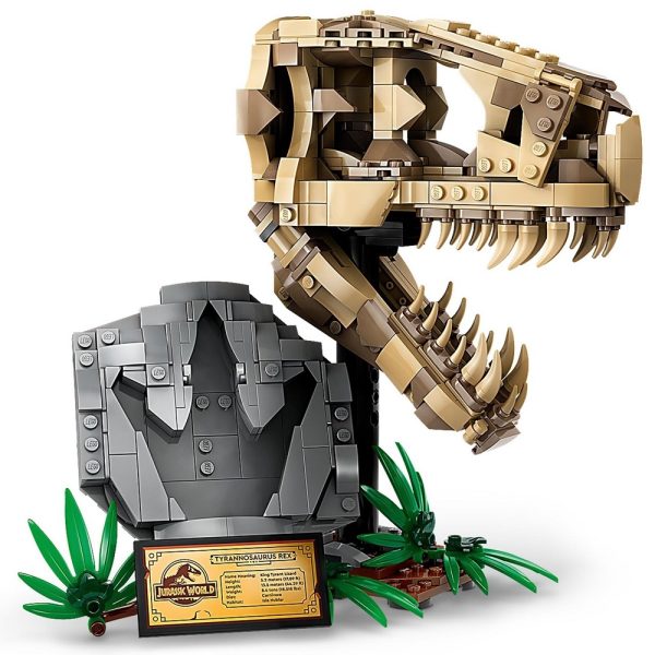 Klocki lego jurassic world 76964 Szkielety dinozaurów czaszka tyranozaura, zabawki Nino Bochnia, nowości lego jurassic world styczeń 2024