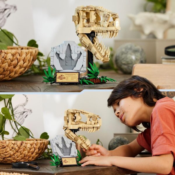 Klocki lego jurassic world 76964 Szkielety dinozaurów czaszka tyranozaura, zabawki Nino Bochnia, nowości lego jurassic world styczeń 2024