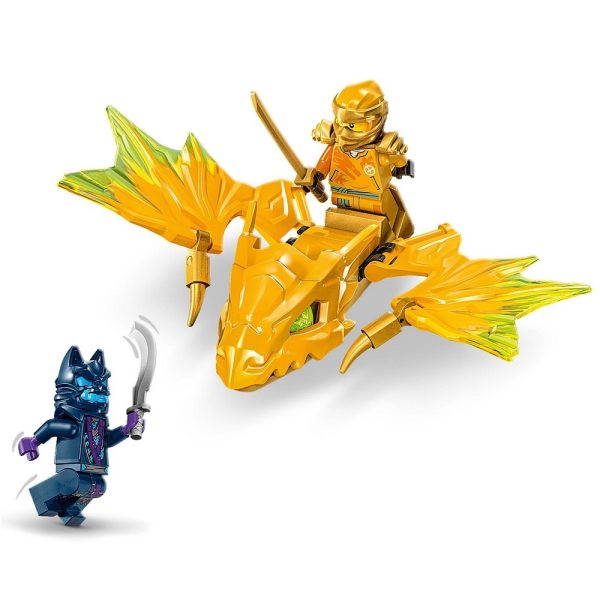 Klocki lego ninjago 71803 Atak powstającego smoka Arina, zabawki Nino Bochnia, pomysł na prezent dla 6 latka, nowości lego ninjago styczeń 2024