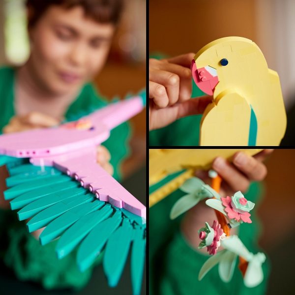 klocki lego art 31211 Kolekcja zwierząt papugi ary, zabawki Nino Bochnia, pomysł na prezent dla 18 latka, lego dla dorosłych