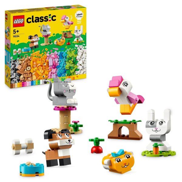 klocki lego classic 11034 Kreatywne zwierzątka, zabawki Nino Bochnia, klocki lego dla 5 latka, pomysł na prezent dla 5 letniego dziecka, nowości lego classic styczeń 2024