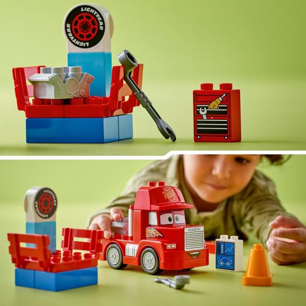 Klocki Lego Duplo Disney 10417 Maniek na wyścigu, zabawki Nino Bochnia, pomysł na prezent dla 2 latka, klocki duplo z Mańkiem , klocki dla malucha